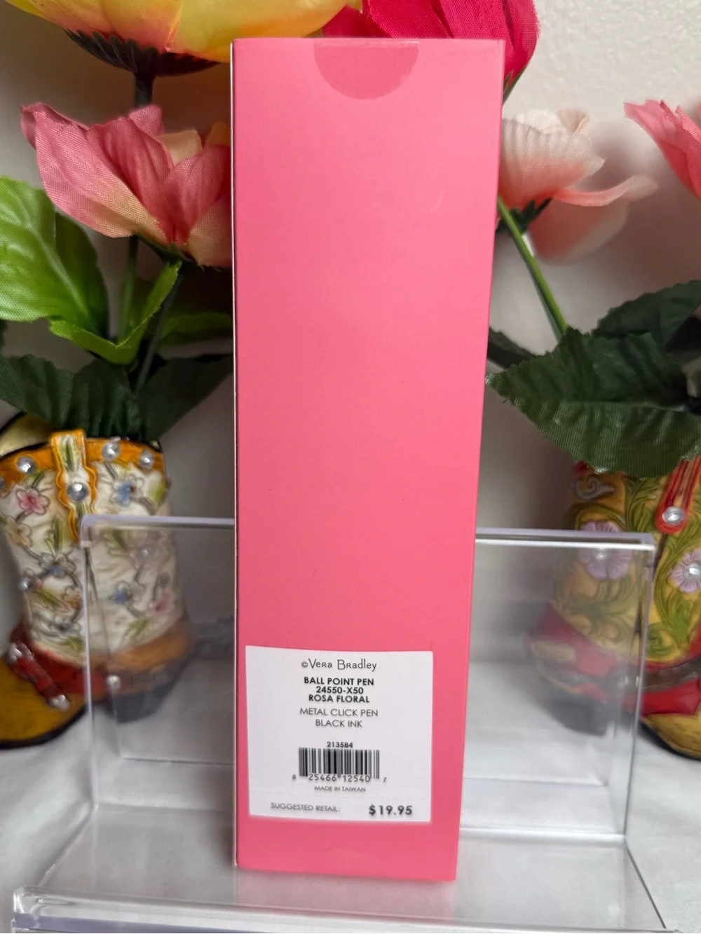 NWT Vera Bradley Rosa Floral Ball Point Pen